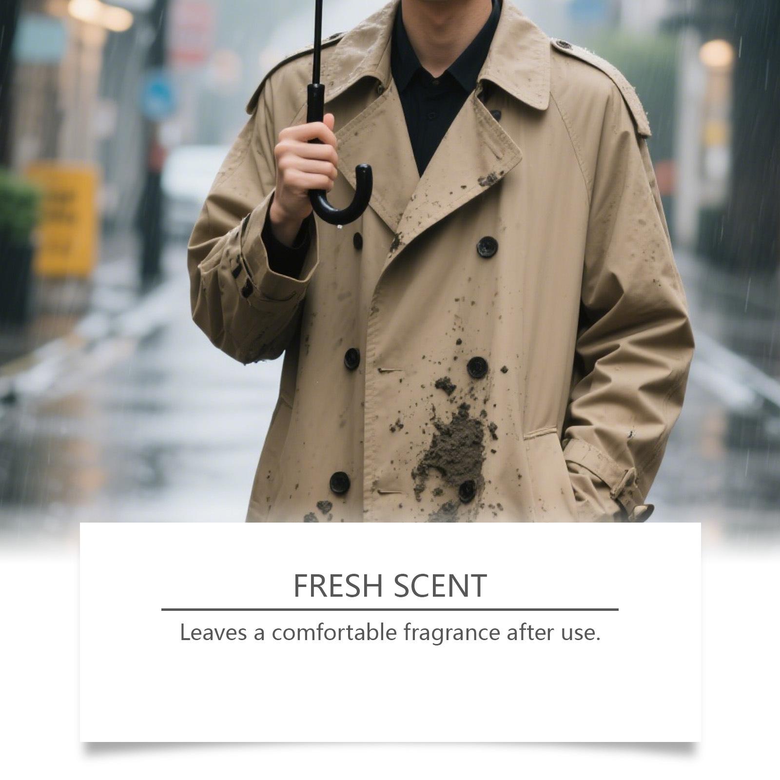 Clothing detergent gently removes stains and oil, cleans and renews clothes, provides convenient daily care and washing