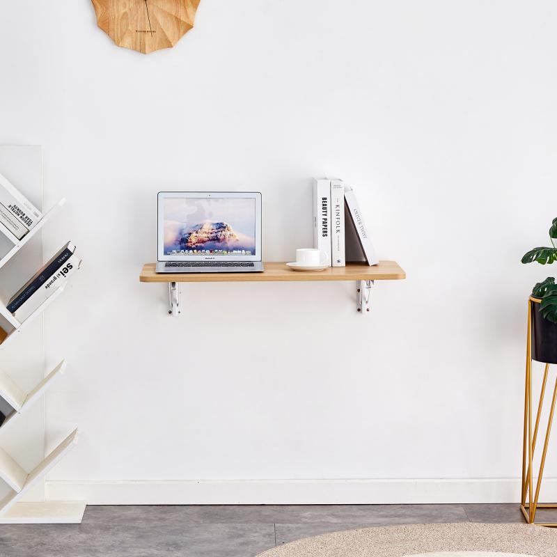 [SOIYELIFE] Laundry Room Folding Table Wall Mounted Folding Table for Small Spaces,Fold Down Desk,Workbench,Addition to Garage & Shed/Office/Laundry Room/Bar/Kitchen & Dining Room,31.5*15.7*6.5 inches.Cool furniture