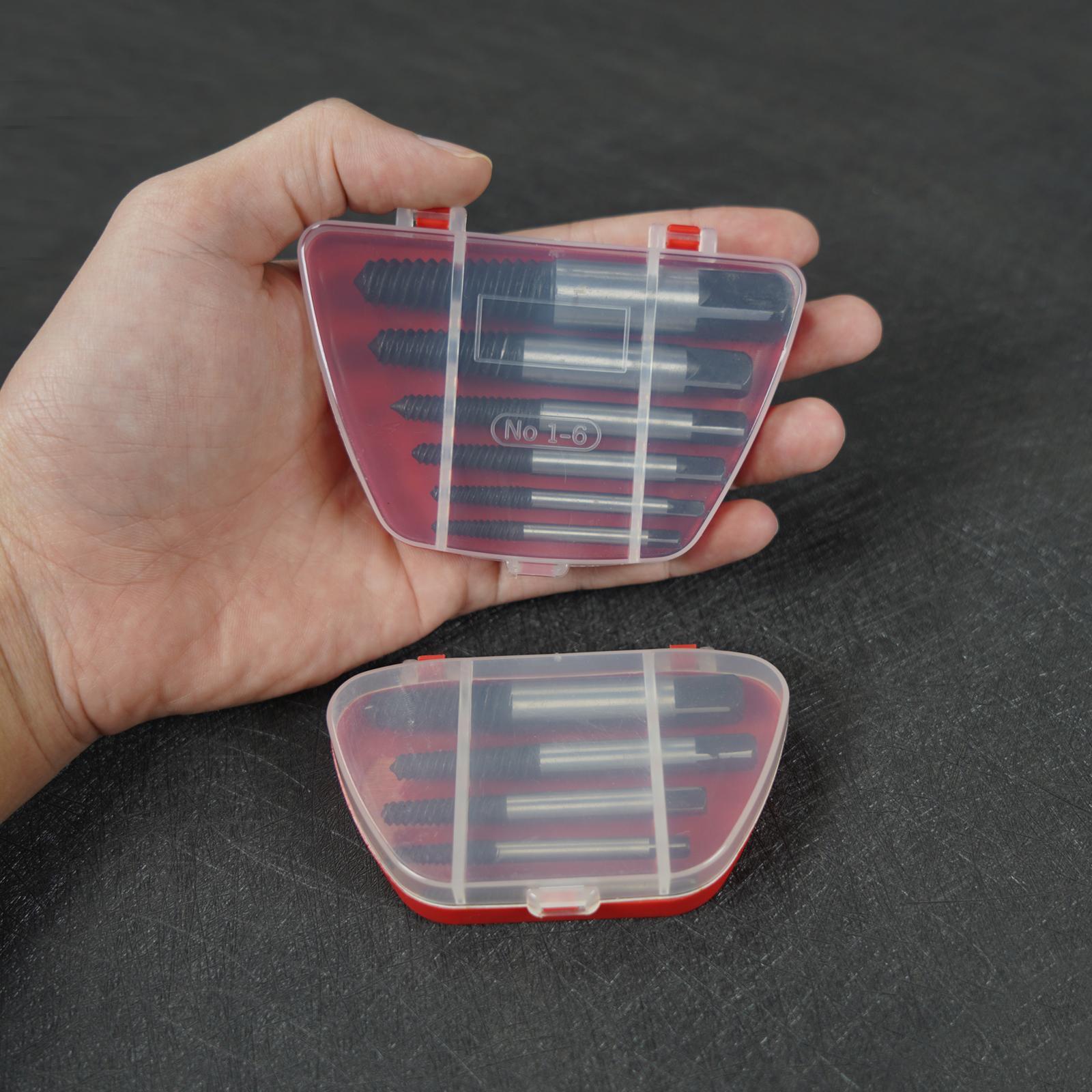 Broken Damaged Screw Pull Out Bit Set, Carbon Steel Double Sided Screw Center Bit, Removal Tool Set, Screw Extractor Bits, Gift