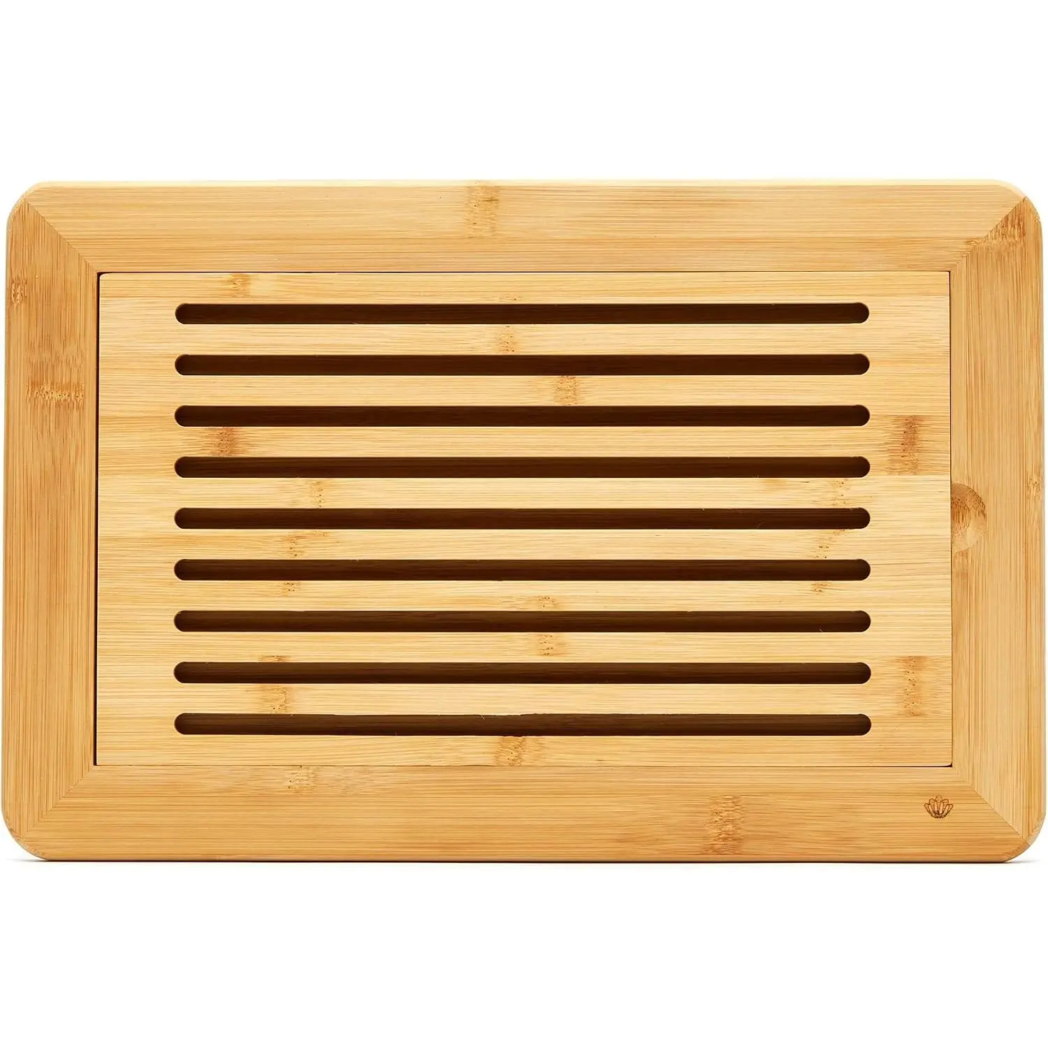 Large    Bread  Board with Crumb Tray, Bread Serving Tray for Kitchen | Bread Serving Tray for Kitchen, Ideal for Slicing Loaves, Catching Crumbs, and Elegant Countertop Presentation