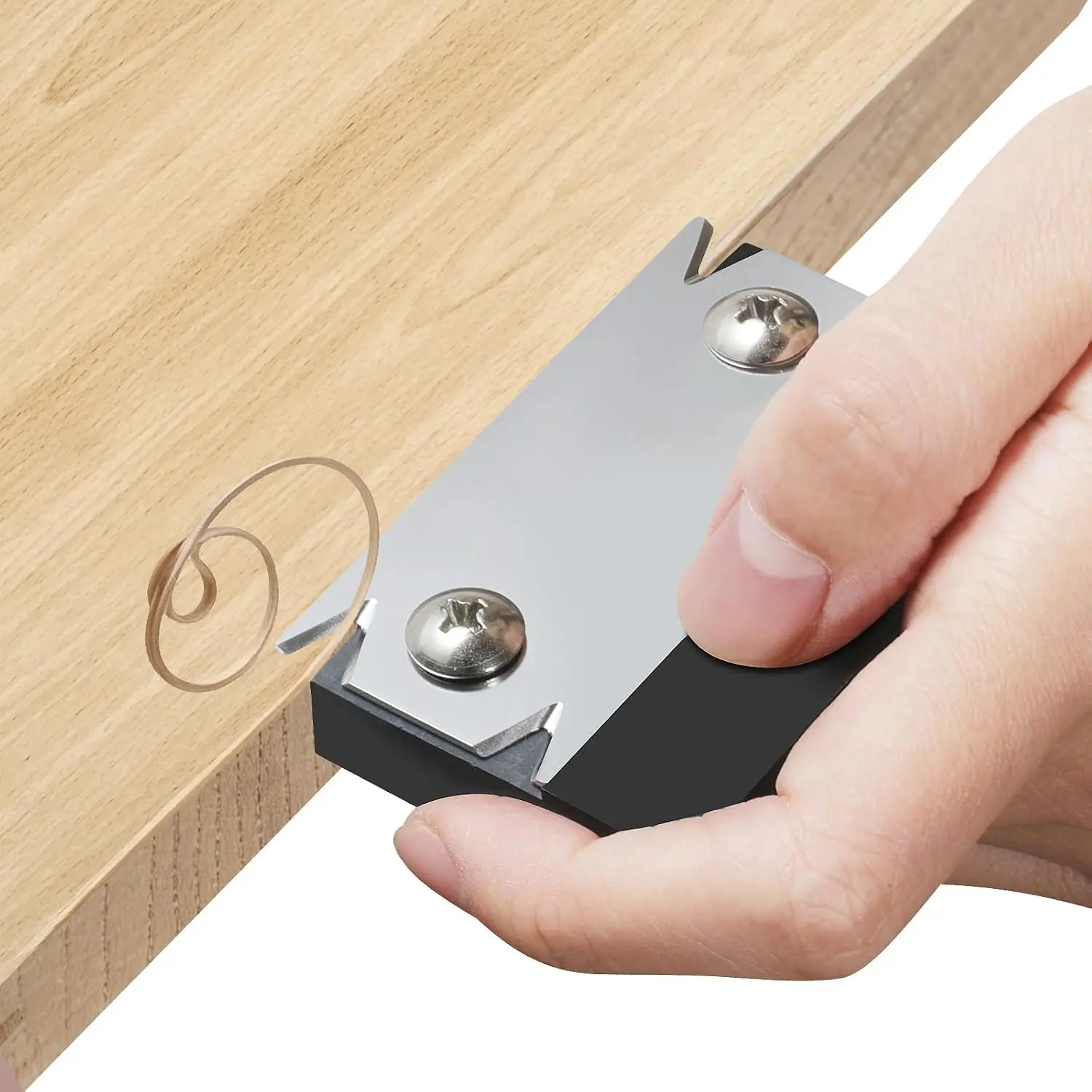 Mini  Banding Trimmer for Woodworking – Upgraded Stainless Steel  Banding  Tool for Veneer, PVC, ABS, Melamine &  – Durable Planer for Deburing, Chamfering, Trimming