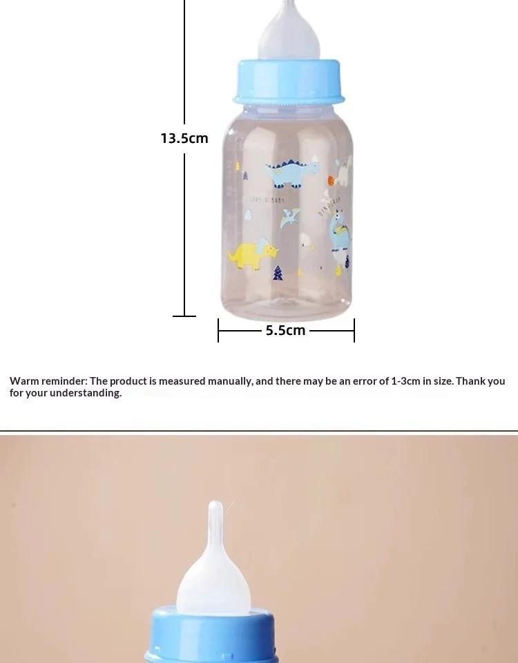 OEM Baby Bottle for Newborn Kittens & Puppies PP Food Grade Silicone Feeder with Cartoon Animal Print Nipple Cat Supplies OEM Baby Bottle for Newborn Kittens & Puppies PP Food Grade Silicone Feeder with Cartoon Animal Print Nipple Cat Supplies