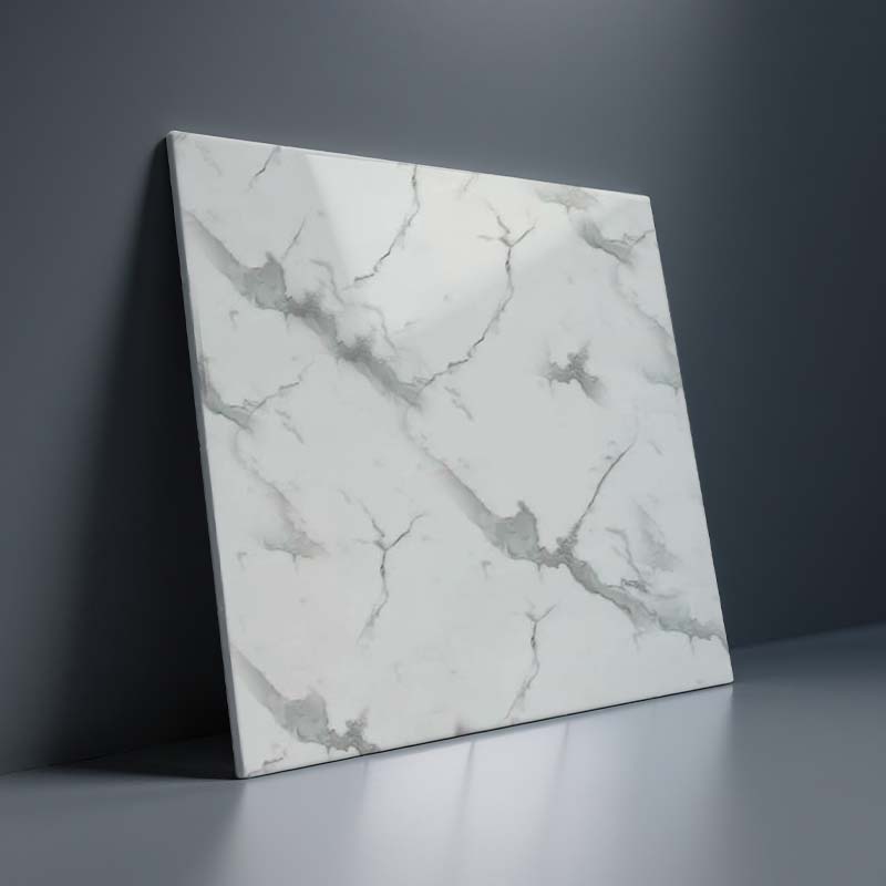 Marble Pattern Self-adhesive Wall Panel, Waterproof Peelable & Stick-on Shower Wall Panel, Suitable for Bathrooms and Kitchens