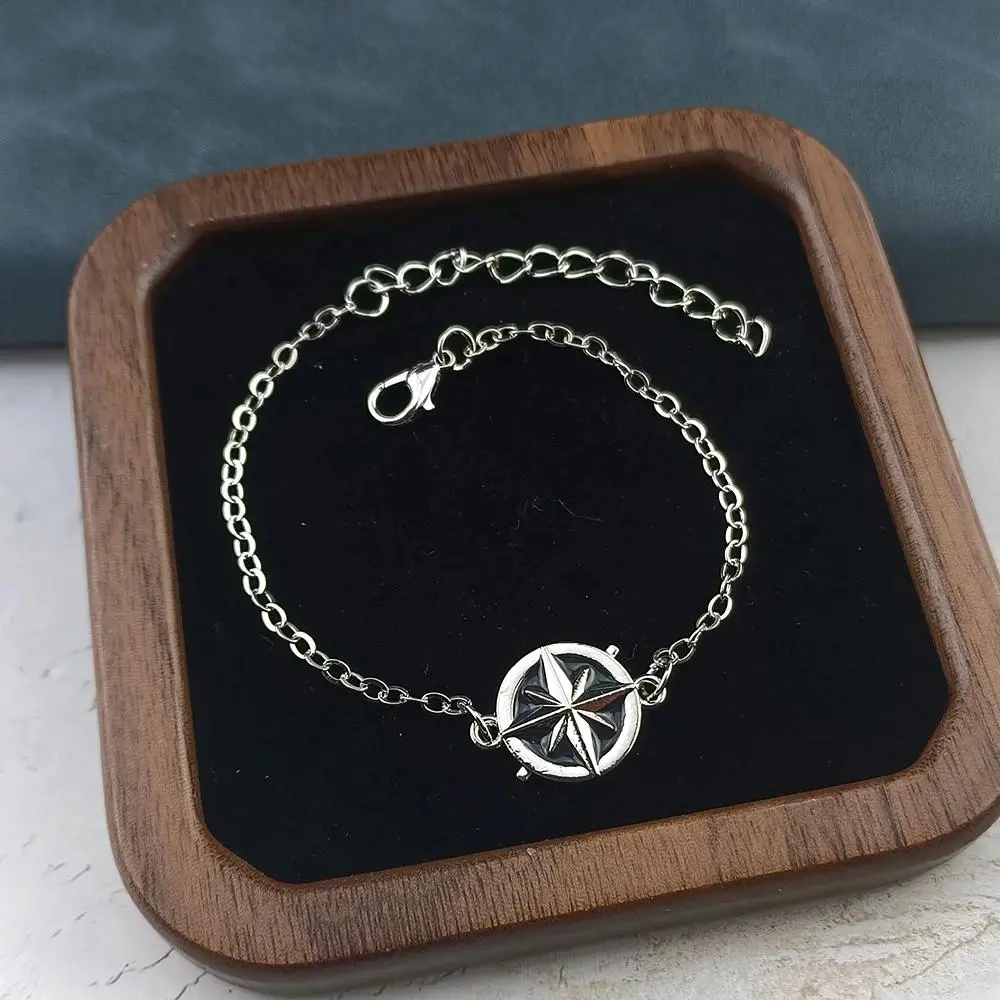 Kpop Compass Bracelet Long Chain Fashion Personality Ornament Felix Bang Fans Collections Gift