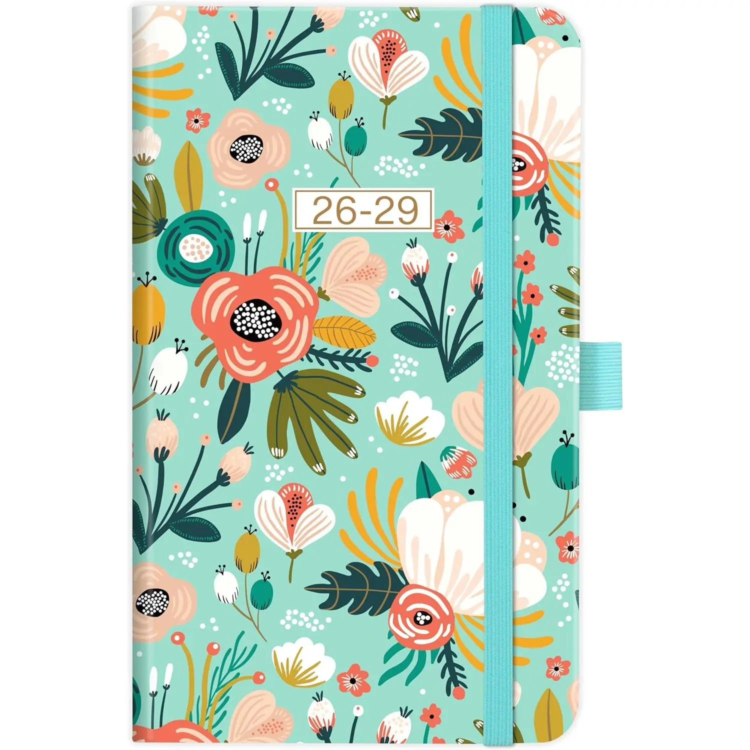 2026-2029 Pocket Planner - 3 Year Pocket Calendar 2026-2029, 6.4" x 3.8" | July 2026-June 2029,  2026 2029 Pocket Calendar for Purse, Monthly Planner with Bookmark