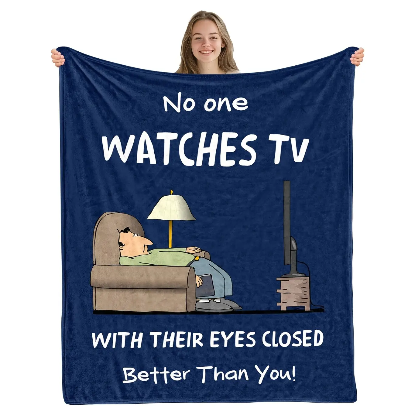 Dad Birthday Gift Blanket for Men, Soft Cozy Flannel Throw for Father, Grandpa & Uncle, Father's Day Gift, TV Watching Relaxation Blanket, Couch Bed Office Nap Blanket, Christmas & Thanksgiving Gift Idea