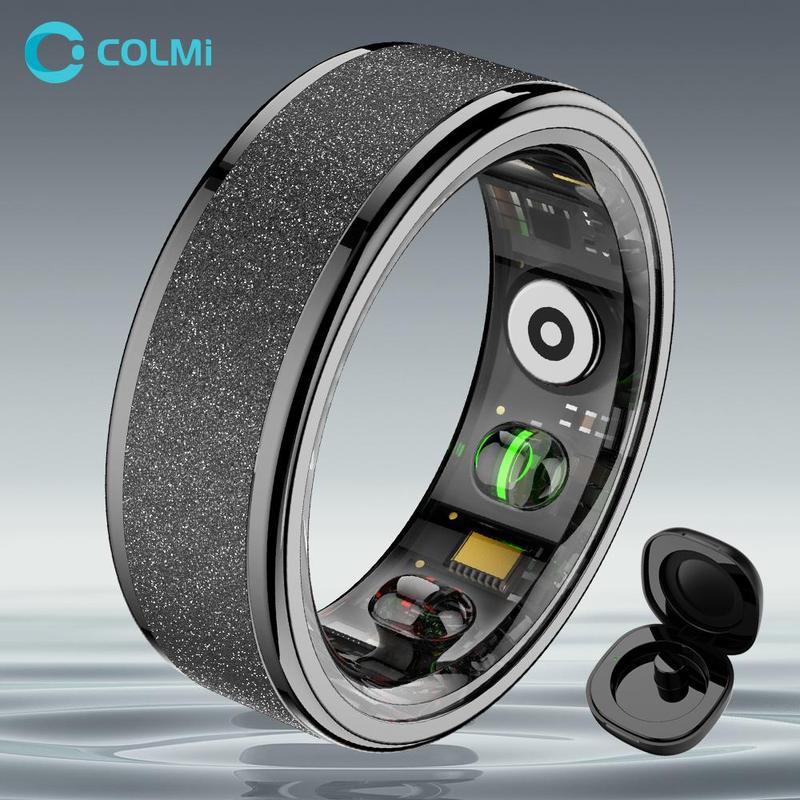 COLMI R10 Smart Ring, Unisex Fitness Tracker,5ATM Waterproof, Bluetooth-compatible Connected, Distance & Step Counter, Stylish Design COLMI R10 Smart Ring, Unisex Fitness Tracker,5ATM Waterproof, Bluetooth-compatible Connected, Distance & Step Counter, Stylish Design
