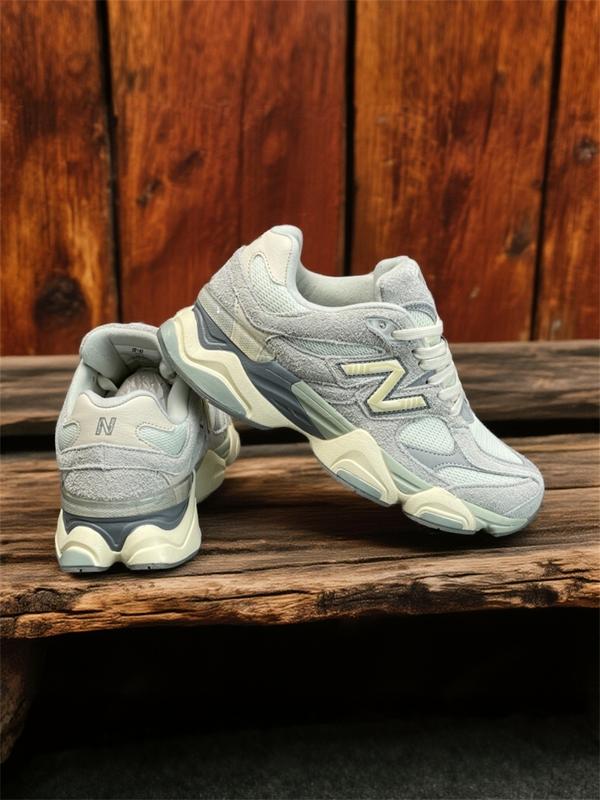 9060Retro chunky sneakers, patchwork design, daily versatile