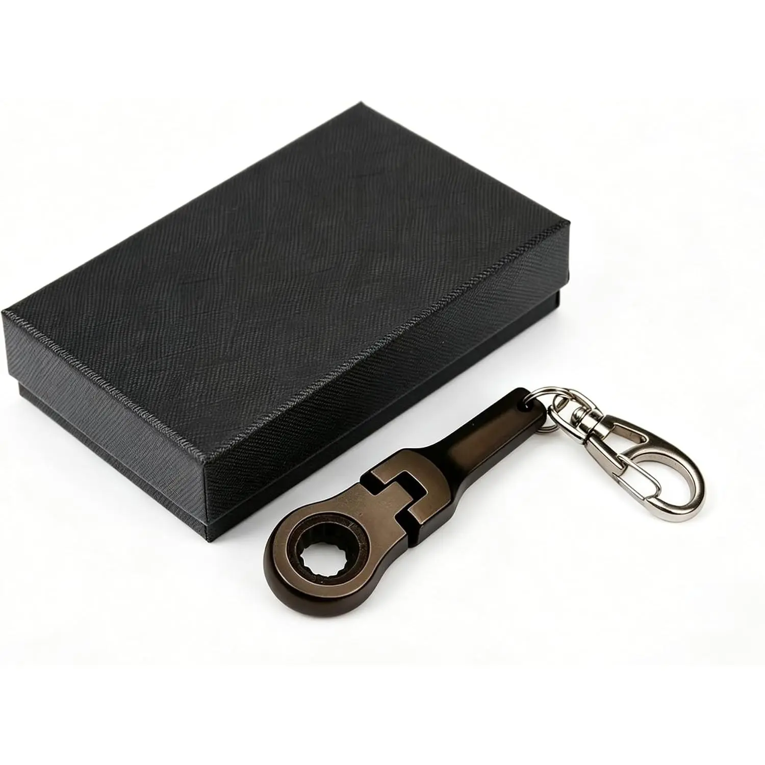 10mm 90- Stubby Ratchet Socket Wrench  Key Ring with  Box