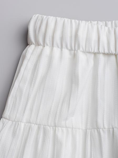 1 piece white bow Valentine's Day date sweet casual dress skirt