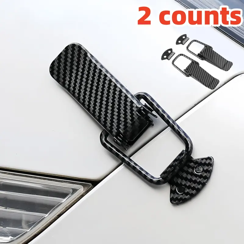 Car Bumper Gap Hook Lock Clips, No-Drilling Universal Front and Rear Pole Fixing Bumper Retainer Clip Kit Accessories with Easy Installation Durable Design Car Accessory