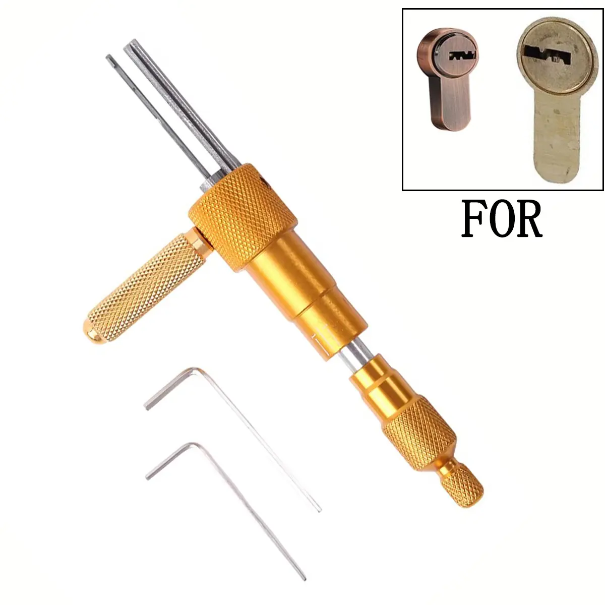 Ab Kaba Two-In-One Tool, Multi-Functional Universal Kaba Tool, with Scale Lines, Non-Slip Handle, Repair Tool, Model Oig5, Set of 102952