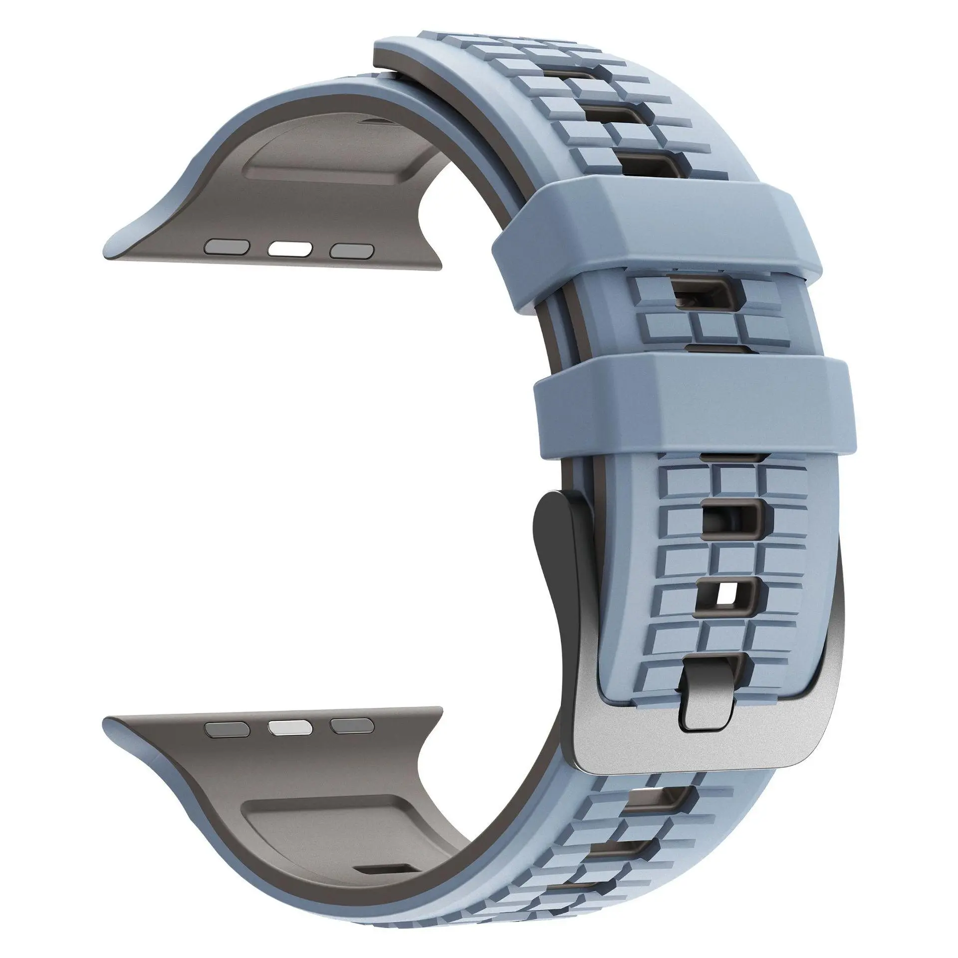 Apple Grenade Pattern - Star Blue Grey