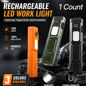 High Lumen Mini Edc Flashlight, Dual Light Outdoor Clip Lamp, Multi-Function Lightweight Work Light, Ideal for Daily Use, Camping, Emergency