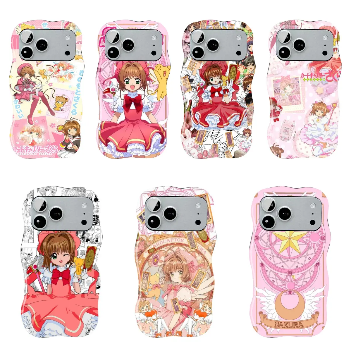 Cardcaptor Sakura Phone Case - Anime Magical Girl - Cute Kawaii Pink Cartoon Aesthetics - Shockproof Protective Case for iPhone 11–17 Pro Max/Plus Series and Samsung Galaxy S23–S25 Series