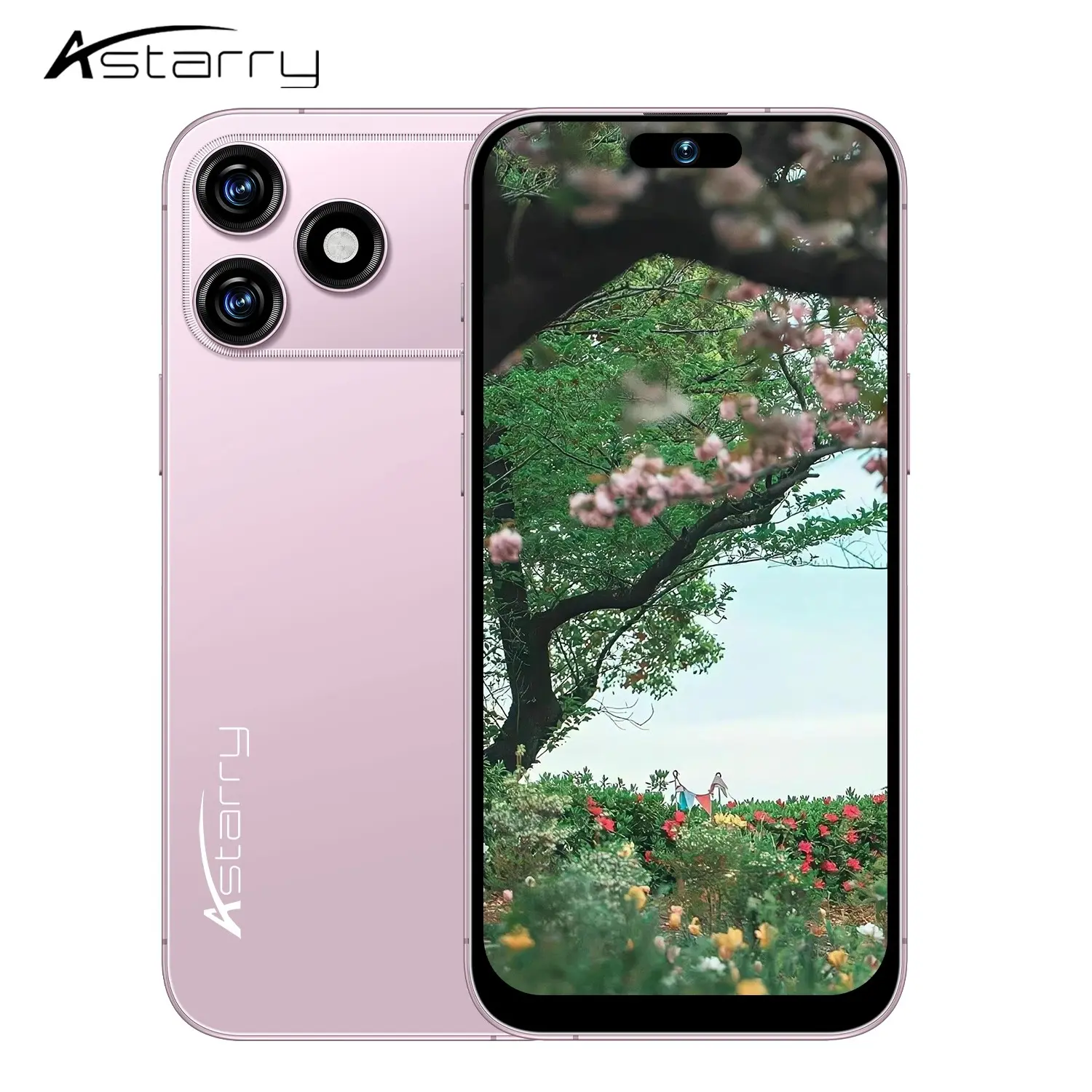 Astarry-cost-effective 17 Pro Max, MTK6762, Bluetooth compatibility, WiFi, 6GB+64GB, 6.8-inch HD display, dual card dual standby, 3500 battery, Android 12, face recognition.