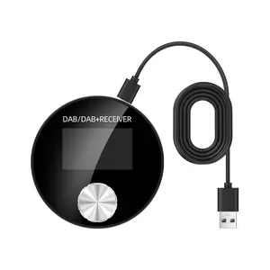 Car DAB/DAB+ Radio Adapter Car Audio System Portable DAB Digital Radio FM Transmitter Music Receiver Unlimited Presets Vehicle