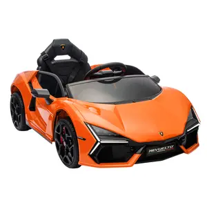 Licensed Lamborghini Revuelto 12V Kids Ride-On Car, Dual Drive, Remote Control, Spring Suspension, LED Lights, Music, 6 Colors