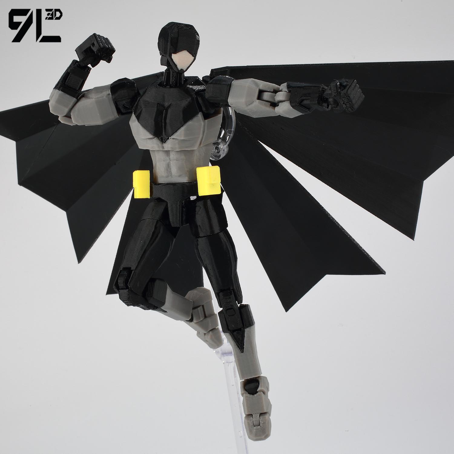 9L3D Printed Invincible Tech Jacker T13 Lucky13 Action Figure Dummy13 Motorcycle Multi-Jointed Collectible Model Toy Titan13