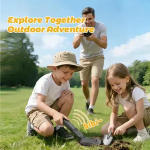 Handheld Metal Detector Gold Mining Kit, Battery Powered, Portable Design, Easy to Use, Ideal for Treasure Hunting and Security Checks