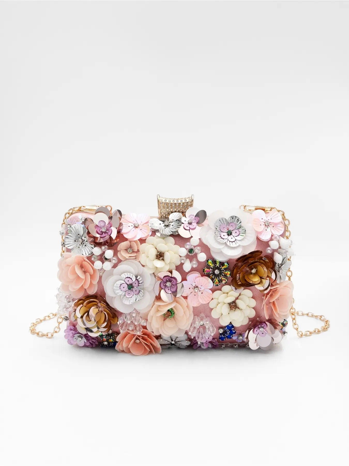 Handmade Beaded Embroidered Floral Clutch Bag, Woman Handbag, Elegant Evening Accessory, Christmas Gifts for Her, Luxury Party Purse, Elegant Stylish Purse, Valentine's Day Present