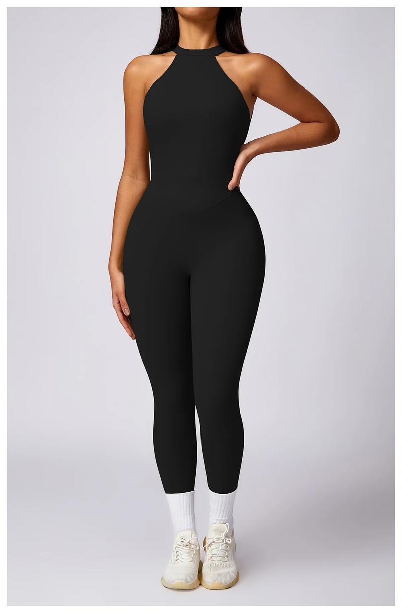 Romper Backless Set Workout Jumpsuit Fitness Bodysuit Siamese Sportswear Women Tracksuit Gym Clothes One-piece Playsuit Yoga Set