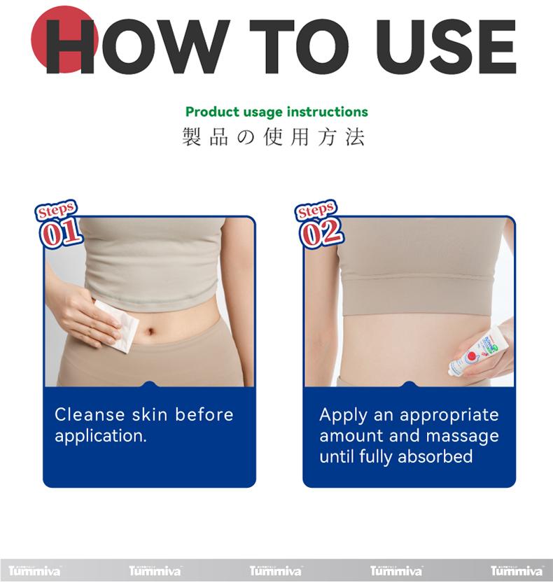 Tummiva Comfort Massage Cream for Digestive Wellness - Plant-Based for Stomach Pain Bloating Diarrhea & Bowel Noises - 30g Natural Herbal Relief