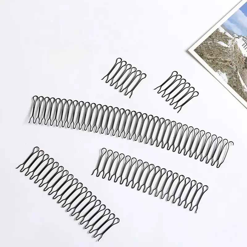 U-Shaped Ponytail Clips Set, 4-Piece Hair Styling Tool, Stretchable Wave Comb Clip, Invisible Back-Of-Head Comb, All Seasons & Hair Types, Bangs Hair Clip