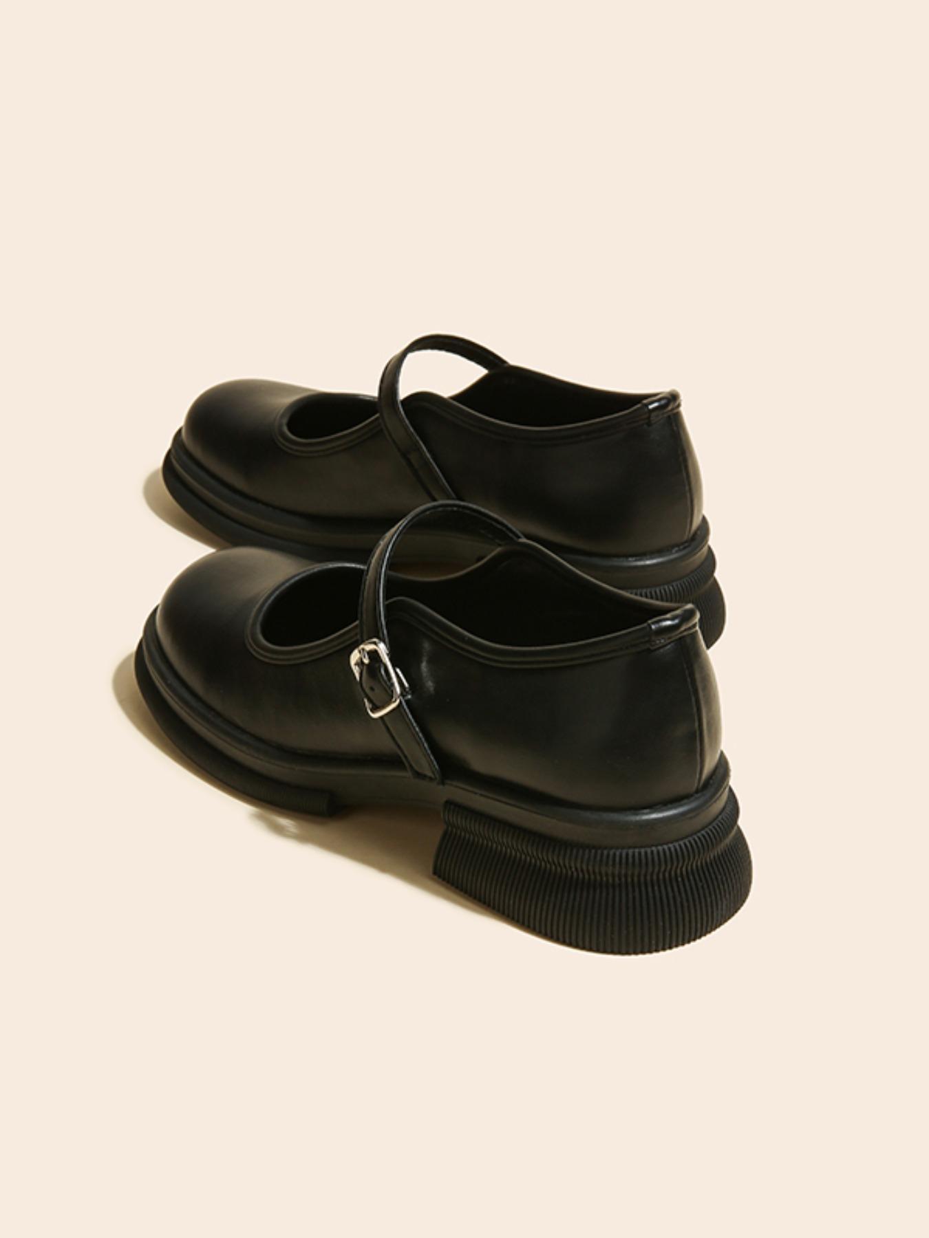 1 Pair Women's Simple Solid Color Round Toe Flat Mary Janes Shoes, Fashionable Slip on Shoes for Daily Wear, Comfortable and Versatile Casual Shoes for Women & Girls for Outfit Decor