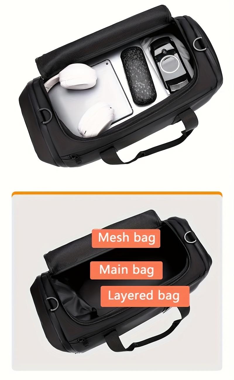 [Sports Fitness Tote] 2025 New Large Capacity Travel Tote Bag, Big Handbag, Men'S Hand-Twist Bag, , Unisex Sports Fitness Bag, Spacious Interior And Stylish Design, Suitable for Gym, Sports, And Outdoor Adventures - Casual Style