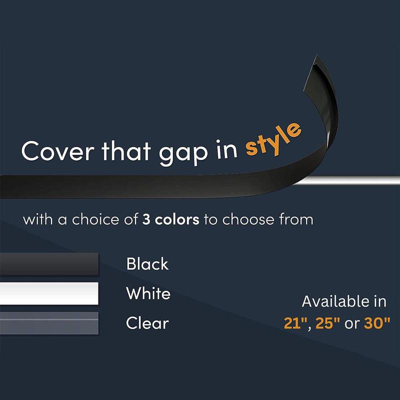 Silicone Gap Sealing Strip, 1-Pack High-Temperature-Resistant Countertop Seal, Prevent Spills & Keep Kitchen Gaps Clean