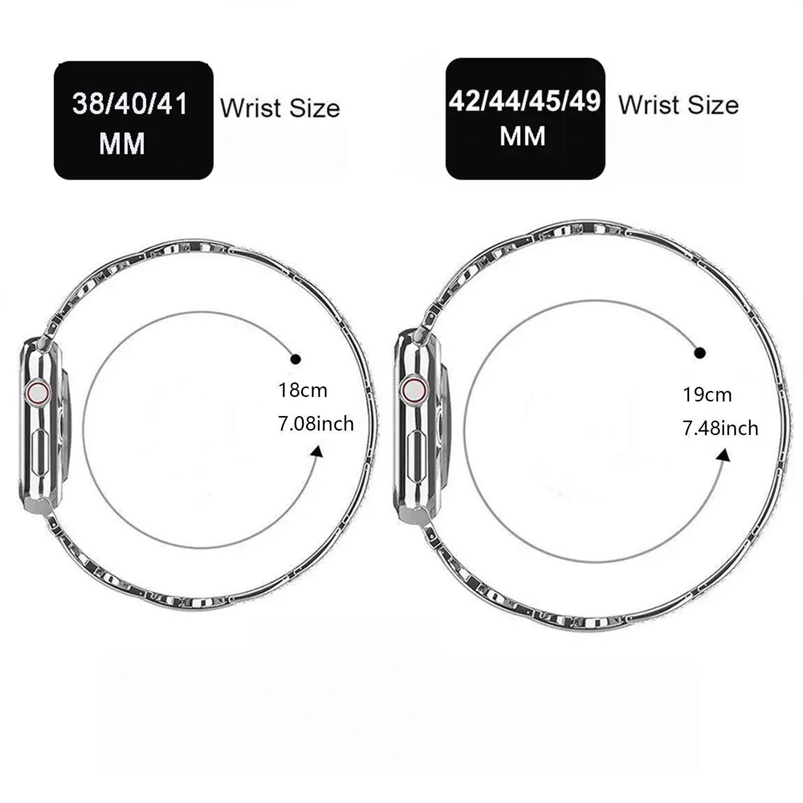 Watch Band (Band Only), Fashionable Watch Band for Apple Watch, Wearable Accessories Compatible with Apple Watch Series, Smart Watch Straps, Smartwatch Compatible Bands