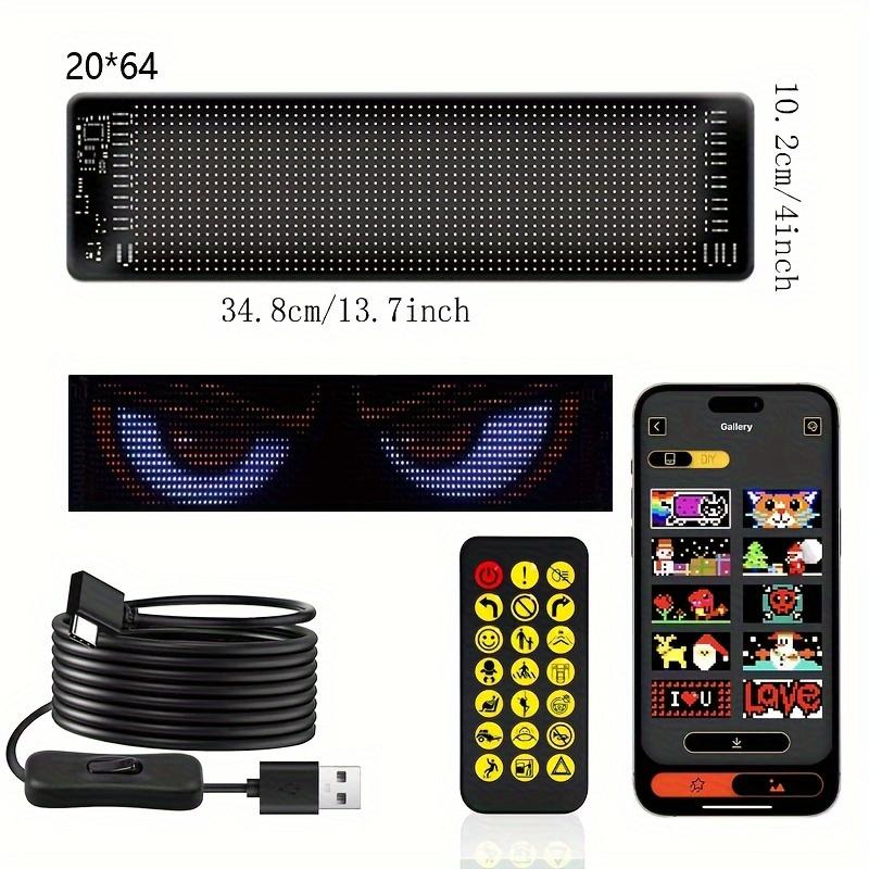 Devil's Eye LED Matrix Pixel Panel - Programmable Flexible LED Display for Accessories with APP Control, DIY Night Light, Ghost Spooky Halloween Decoration