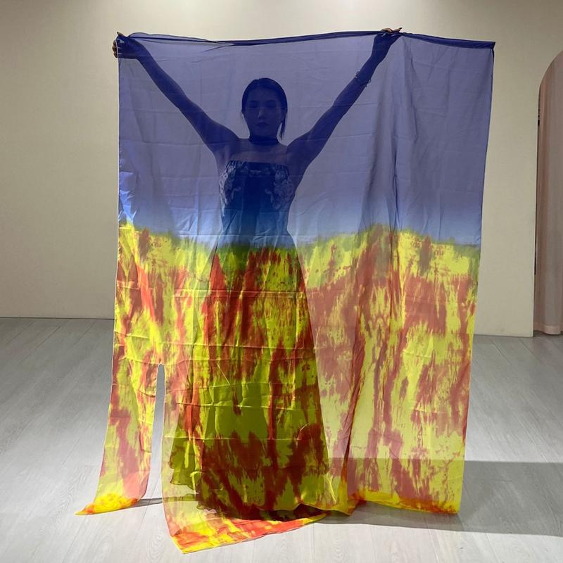 Rectangular Banners Flags Dance Performances Praise Dance Flags Divines Flags