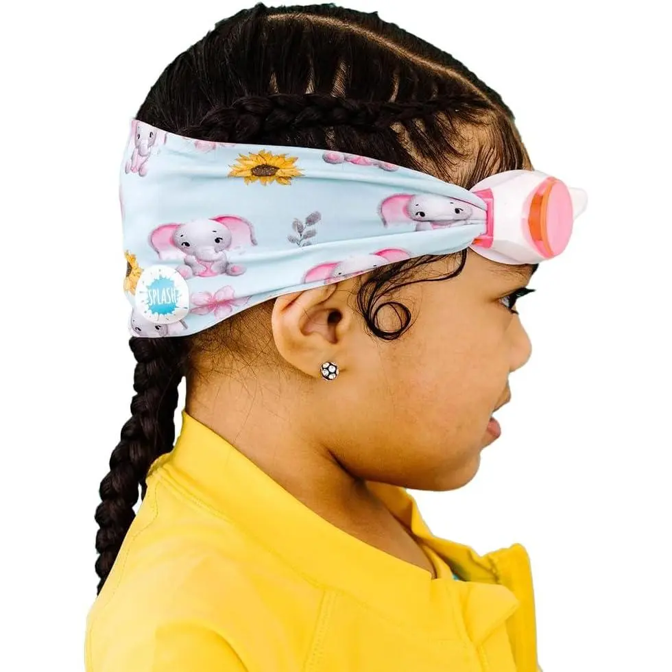 SWIM GOGGLES with Fabric Strap - Adult &  Swim Goggles - PINKS & PURPLES