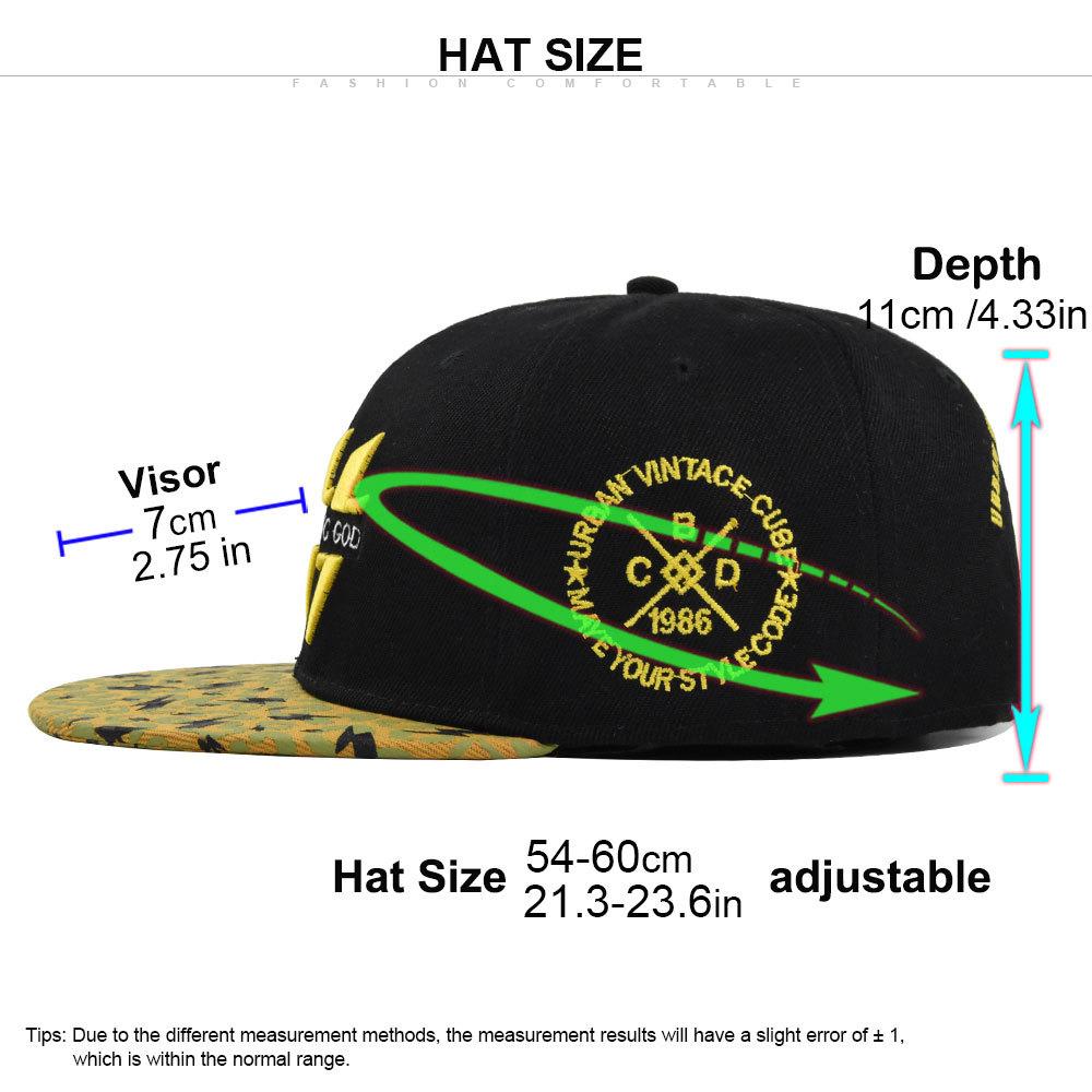 Cross-border three-dimensional embroidery hip-hop cap, embroidered baseball cap, personalized flat-brim cap, trucker cap, trendy youth cap