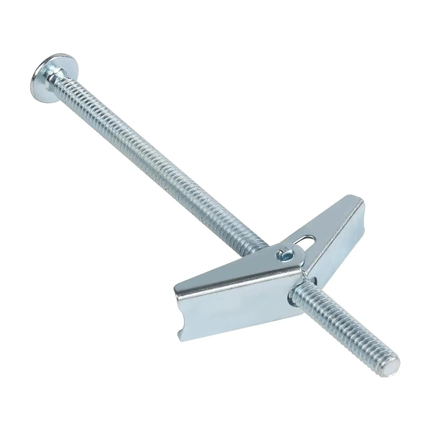 Toggle Bolt Zinc Plated Steel and Wing Nut for  Heavy Items  Drywall 1/4x5 (8 Pack)