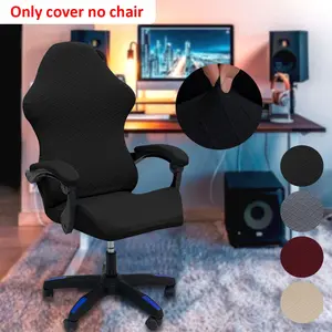 3-Piece Computer Gaming Chair Cover Set, Includes One Seat Cover and Two Armrest Covers, Stretchy Easy Washable, Perfect Gift for Gamers
