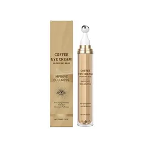 Caffeine Eye Roller Cream with Niacinamide & Sodium Hyaluronate, Hydrating Eye Cream for Tired-Looking Under-Eye Skin