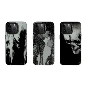 Berserk Anime Theme Colorful Smartphone Case - Hard Shockproof Bumper Back Casing for iPhone 17,16,15,14,13,12,11,Pro,Max,Plus Cellphone Accessories