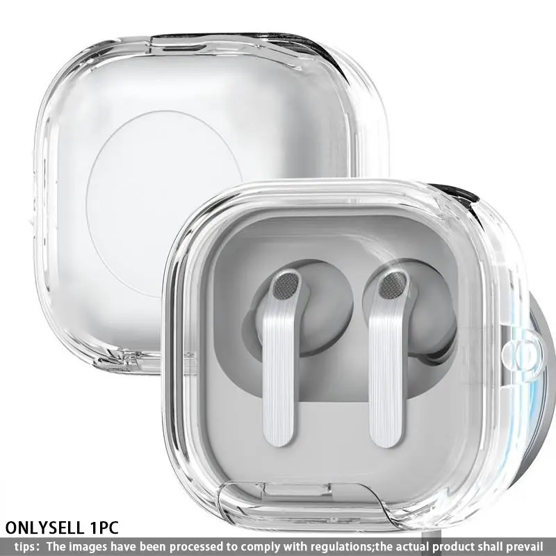 Transparent Anti-Drop Earphone Case for Samsung Galaxy Buds4 and Buds4 Pro, Durable Protective Cover, Perfect Fit for Your Wireless Earbuds