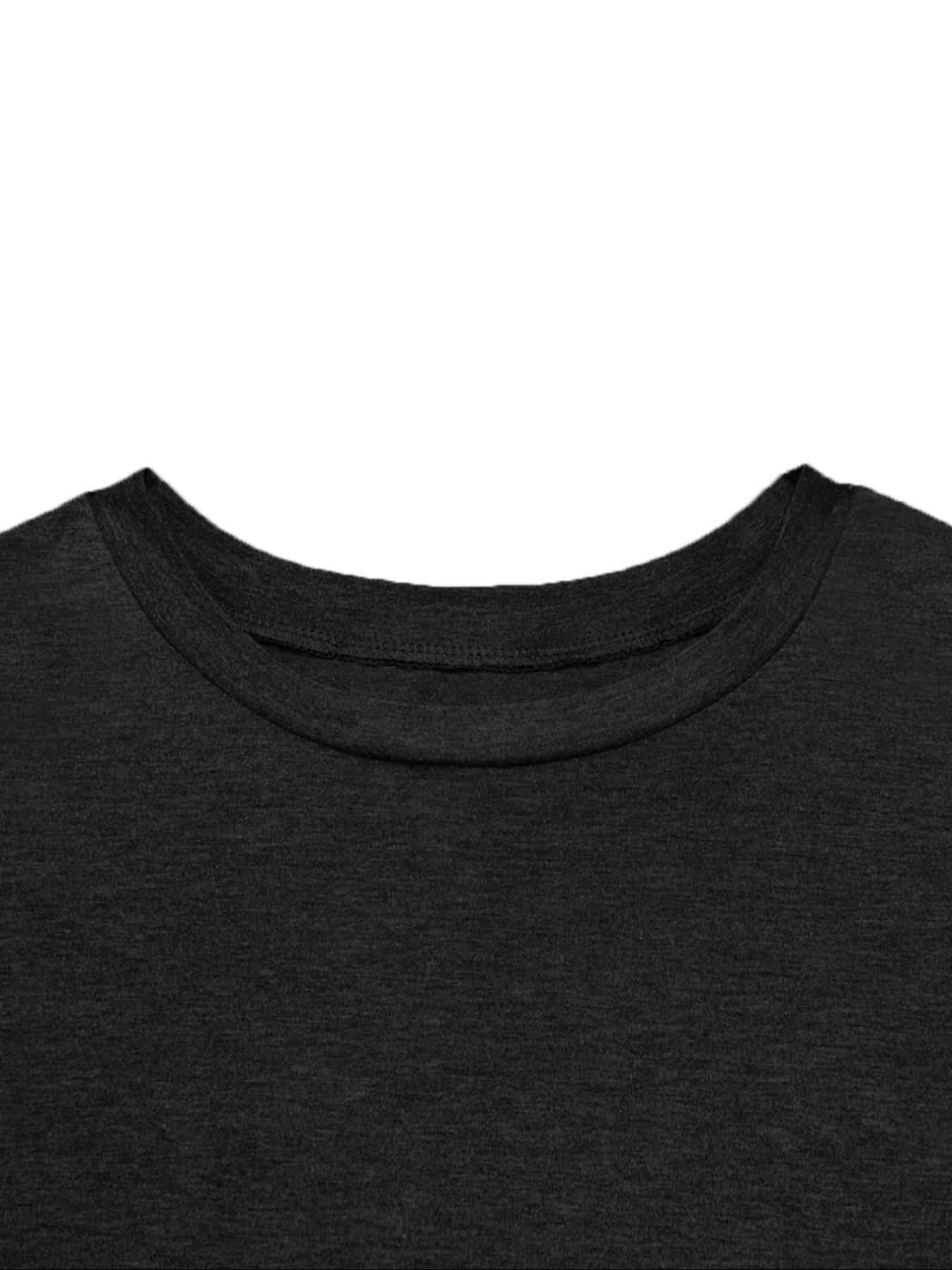 Women's Solid Color Top & Skort, Casual Fashion Cozy Round Neck Short Sleeve Tee & Skirt for Daily Outdoor Wear, Ladies Outfits for Summer