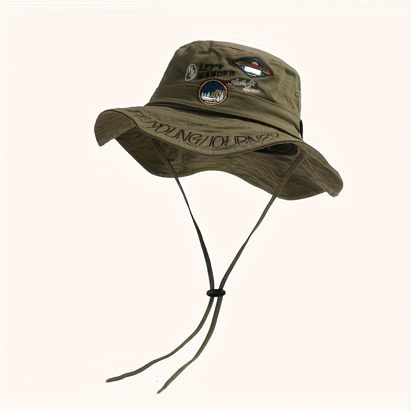 [Adjustable Bucket Hat] Lightweight Breathable Adjustable Embroidered Bucket Hat |       Sun Protection Outdoor Hat for Women |       Perfect for Camping, Hiking, and Fishing Adventures