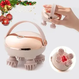 Handheld Wireless Scalp Massager, 3 Massage Modes, Waterproof, Dry/wet Use, Comfortable Head Massage, Relaxing Scalp Cleanser