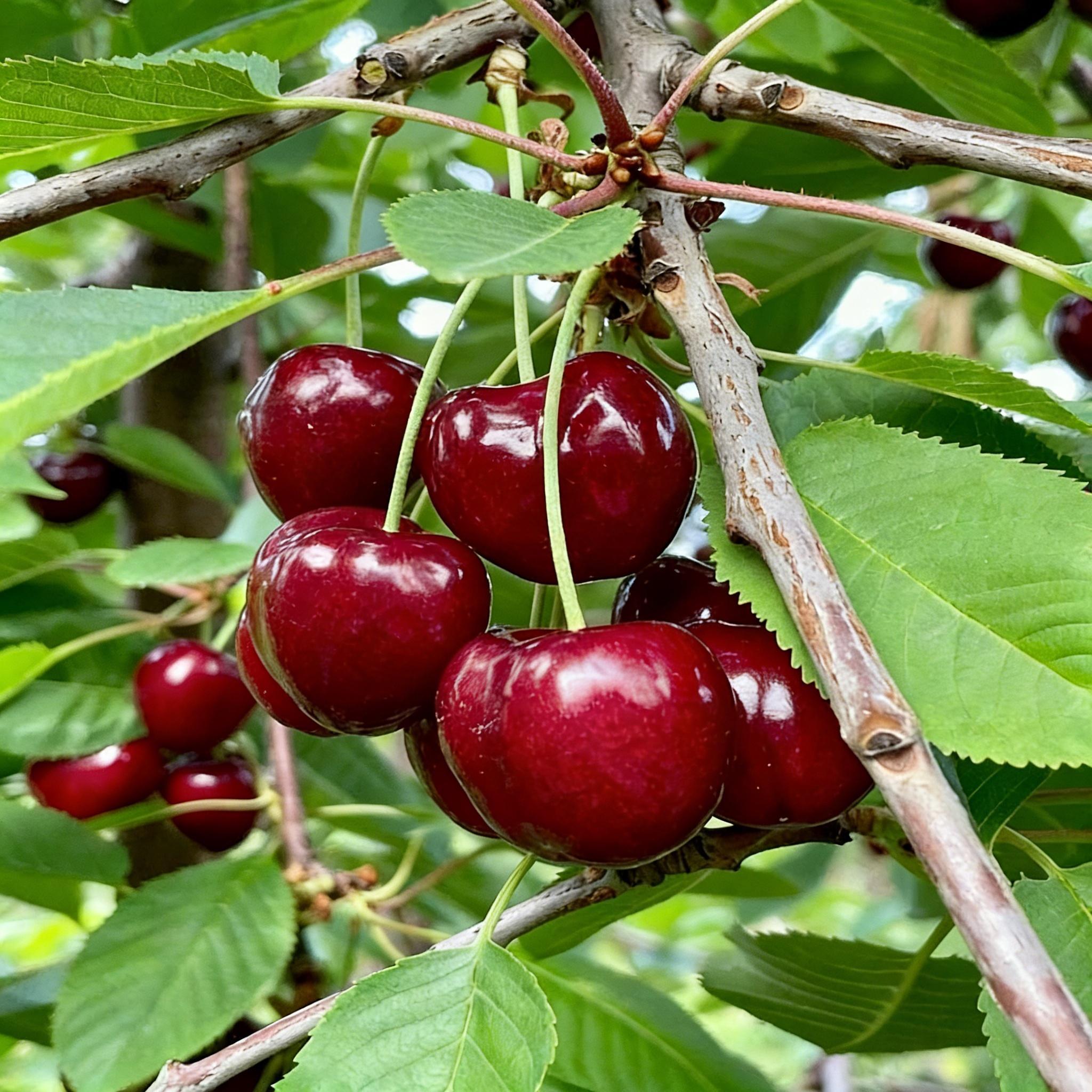 Dwarf cherry tree, suitable for home cultivation, beginner-friendly, high-yielding