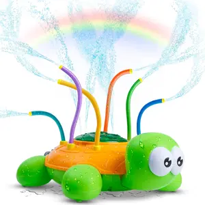 Water Sprinkler for Kids, Toddler Outdoor Toys - Backyard Spinning Turtle Kids Sprinkler Toy - Summer Toys Splashing Fun - Sprays Up to 8ft High - Attaches to Garden Hose, Kids Outdoor Toys.fidget toys