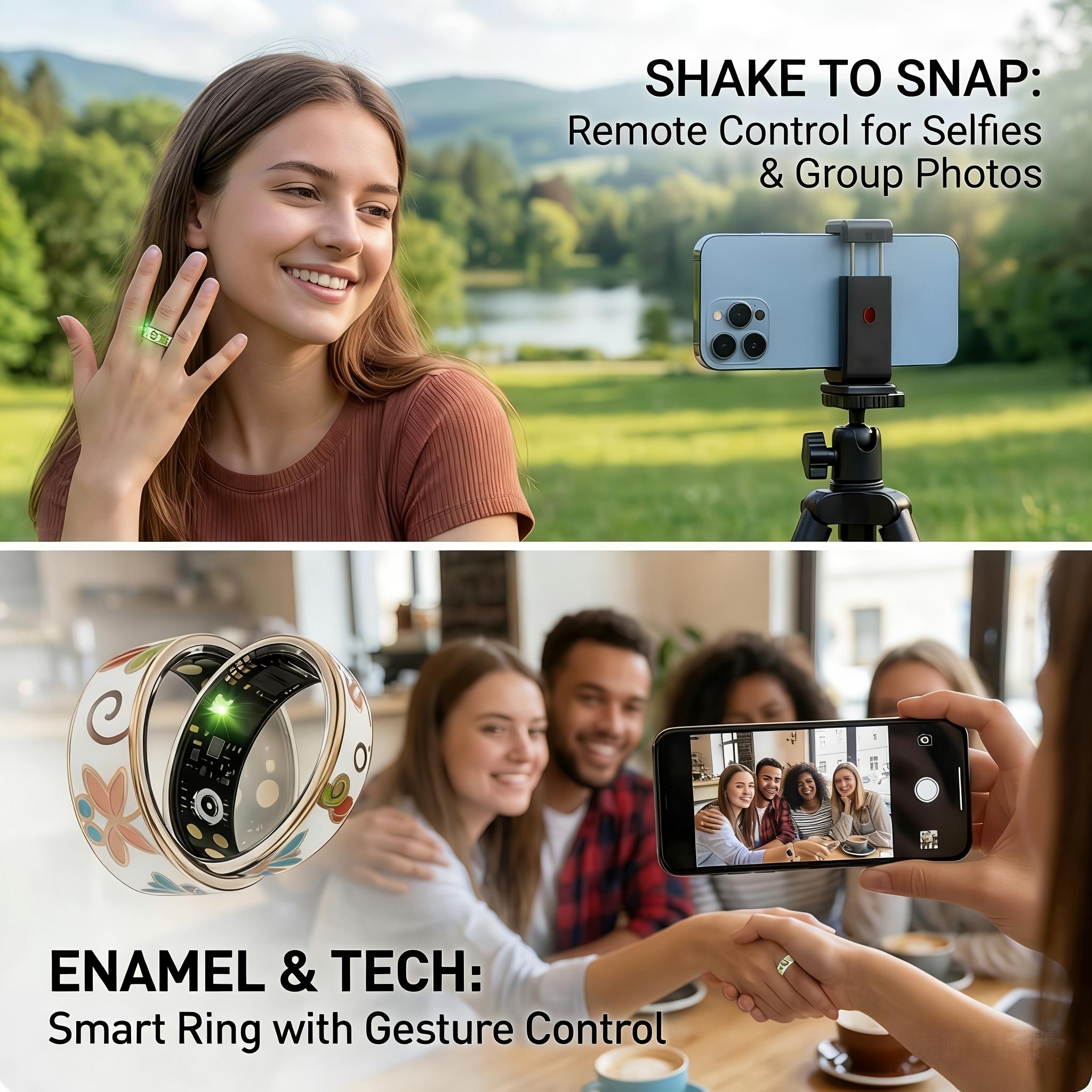 Women'S Smart Ring: Fitness And Sleep Tracker, Step Counting Distance Monitoring Calorie Tracking Various Exercise Modes, Charging Cradle And Magnetic Charging. Stylish Engraved Design Compatible with Both IOS And Android. Perfect Gift for a Loved O