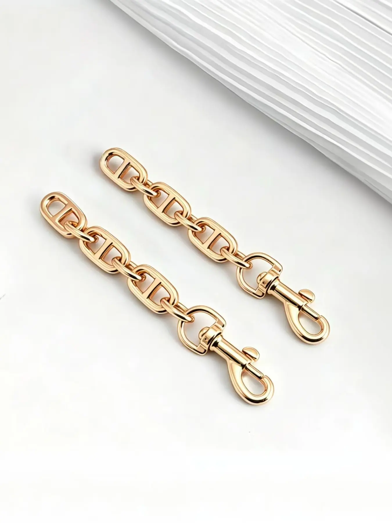 High-Quality Metal Purse Extender Chain, Underarm Bag Strap Replacement, Adjustable Shoulder Strap Accessory, Fits Most Bags, Bag Chains