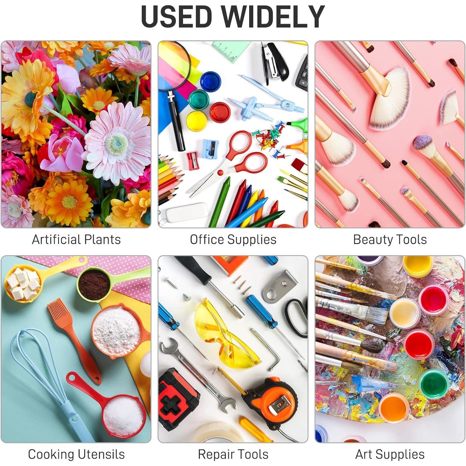 5 Pack  Cup Holders, Multipurpose Rolling Cart Accessories Utility Cart Accessories For Art Craft Supplies, Space Saving  Storage Basket Pencil Holder Makeup Organizers (White)