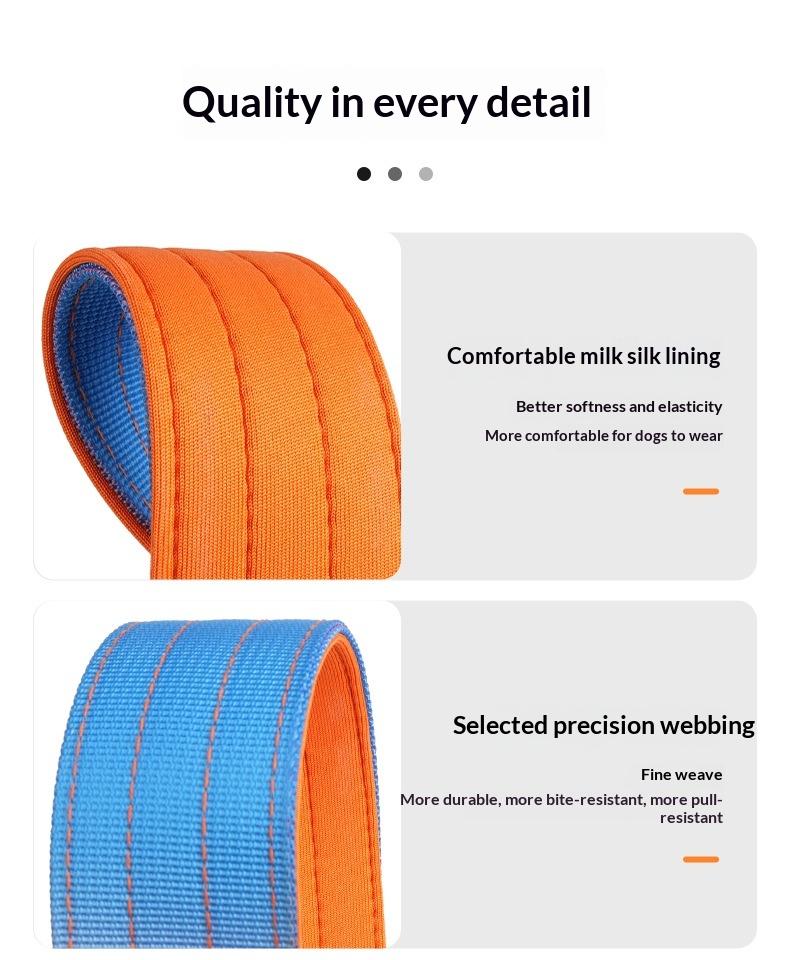 Heavy Duty Tactical Dog Collar with Handle, Adjustable Gradient Pet Collar for Medium Large Dogs